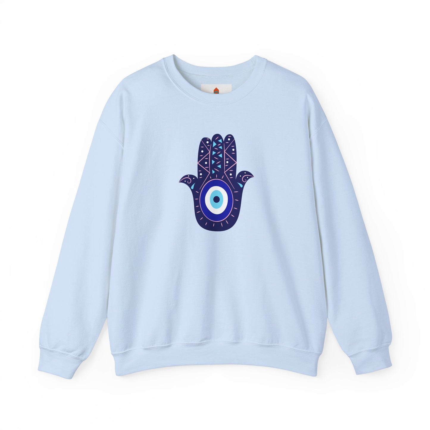 Blue Hamsa Hand Sweatshirt