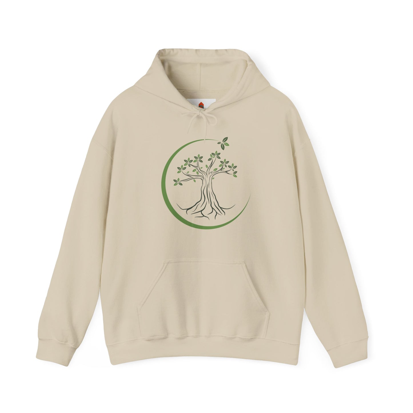 Green Tree of Life Design Hoodie