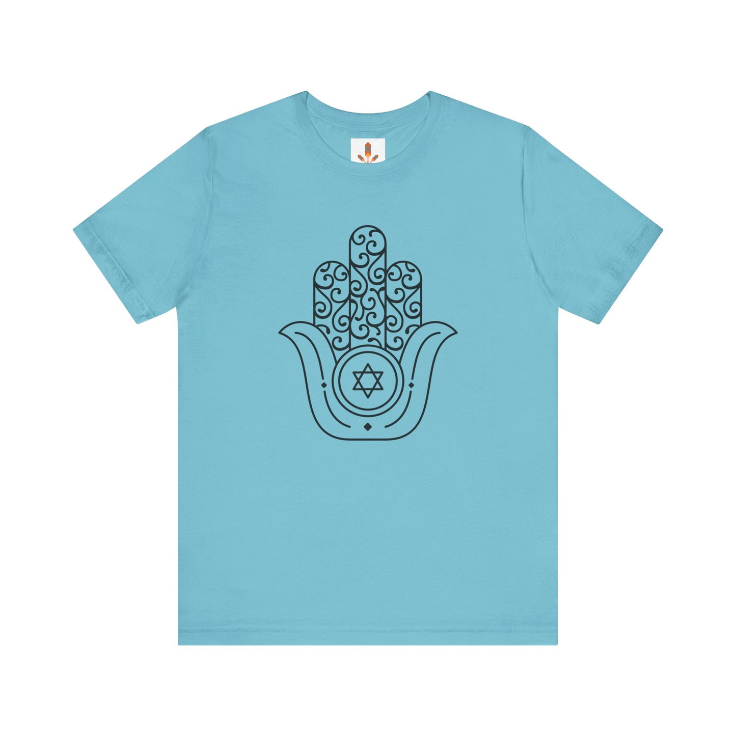 David Star in Hamsa Hand T-shirt