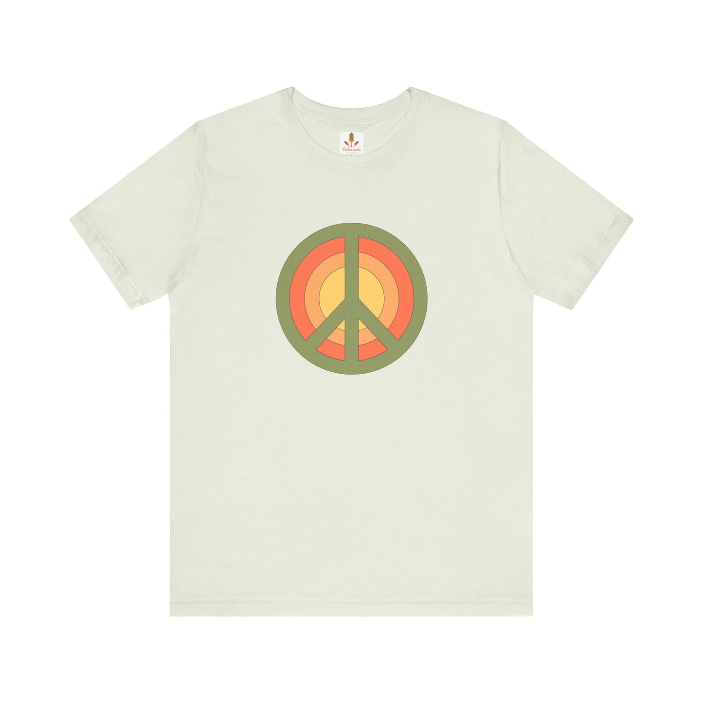 Retro Peace Sign Design T-shirt