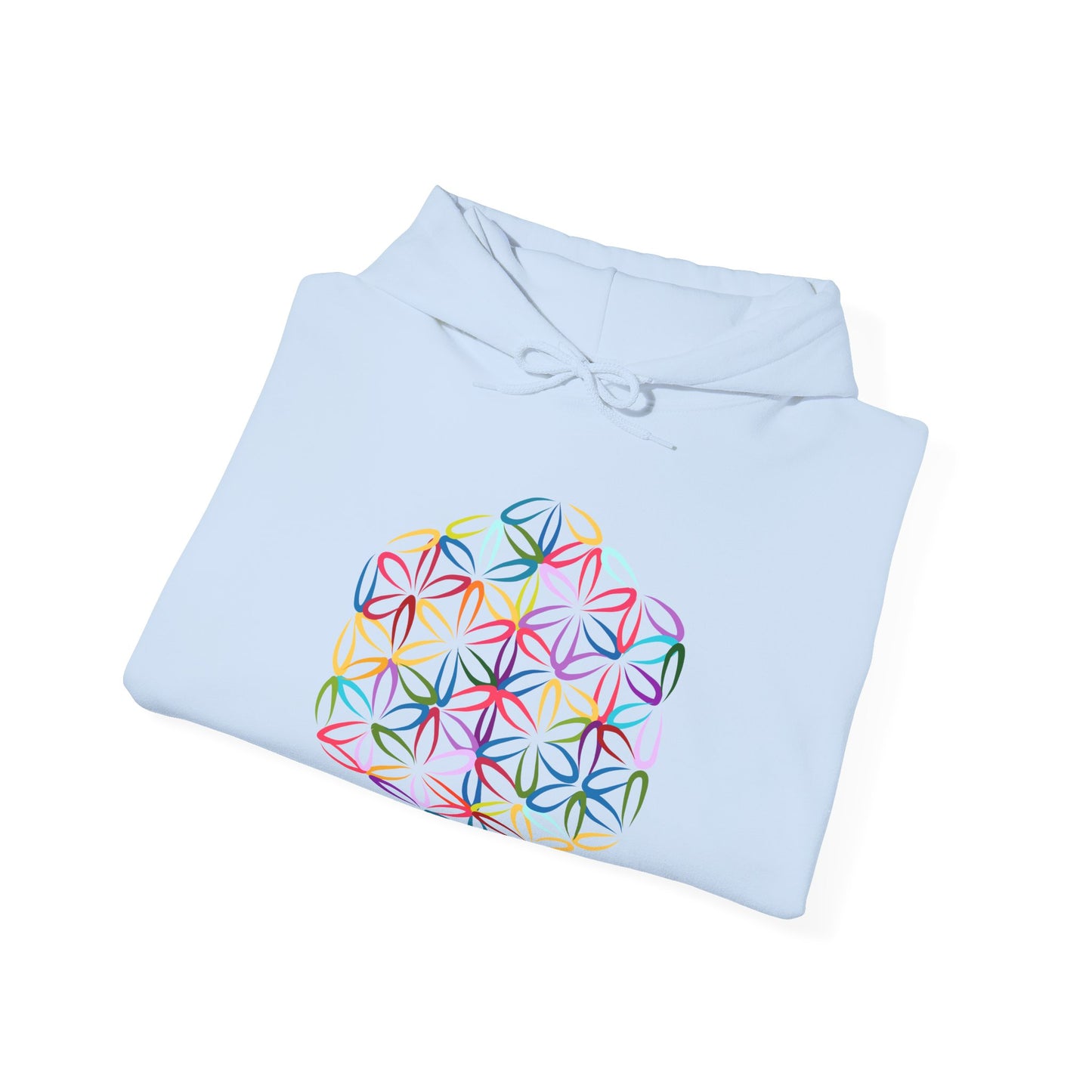 Multicolor Flower of Life Hoodie