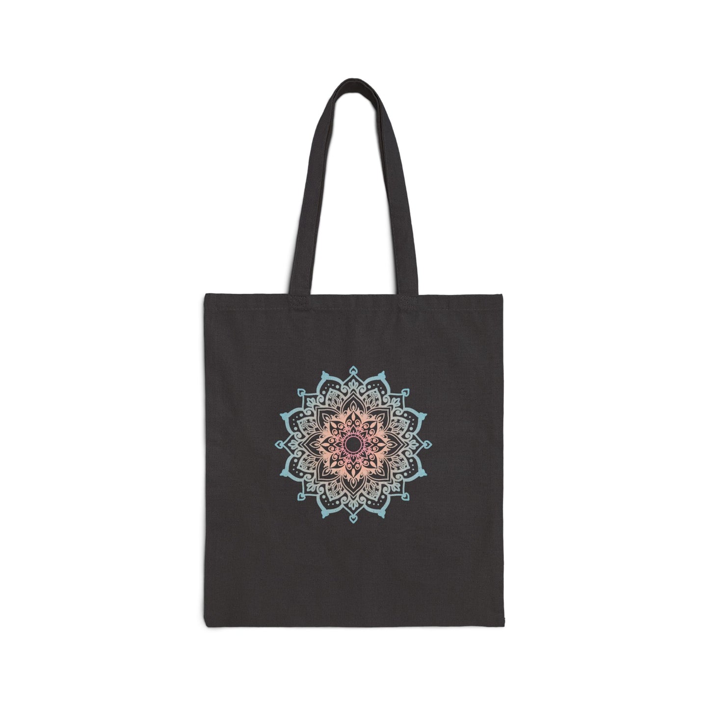 Flower Mandala Cotton Tote Bag