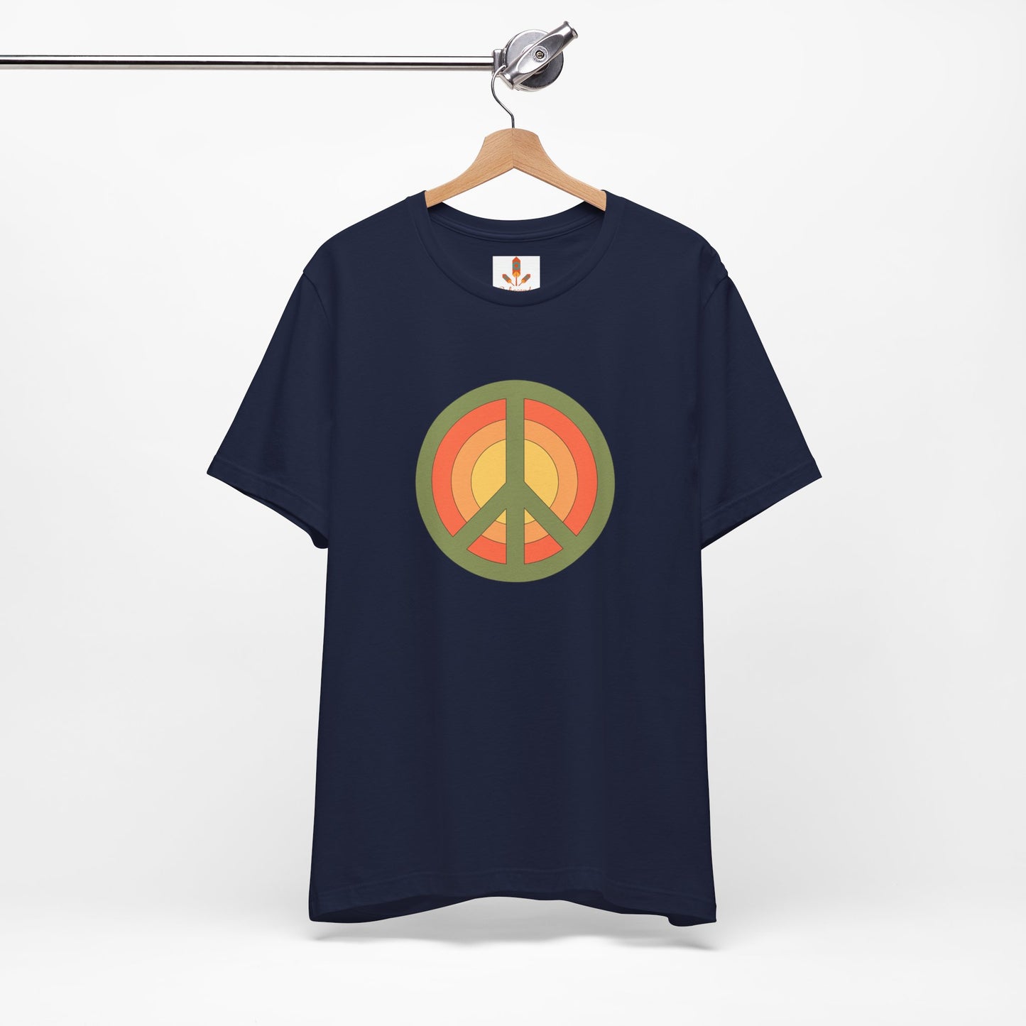 Retro Peace Sign Design T-shirt