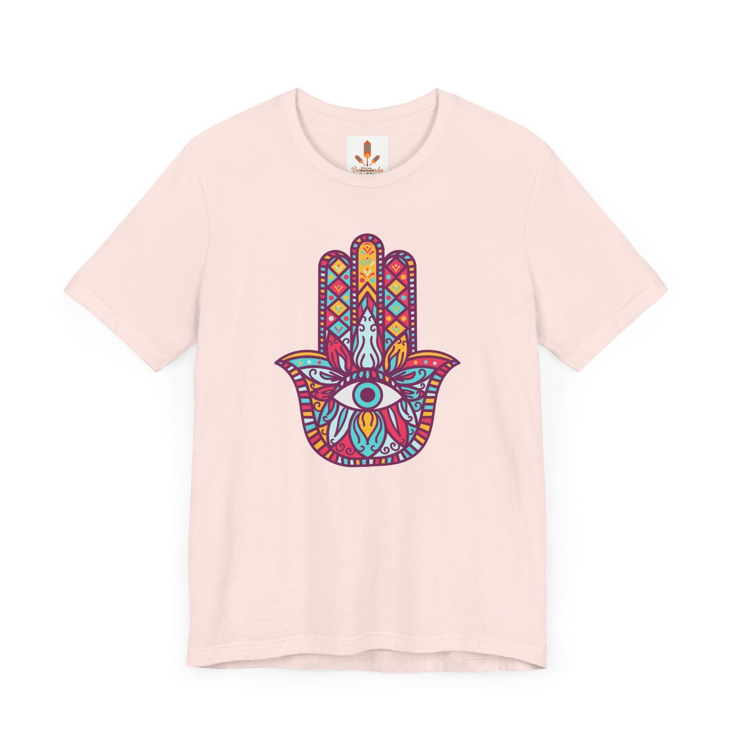 Colorful Fatima Hamsa Hand T-shirt