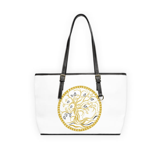 Beautiful Tree of Life Design Leather Shoulder Bag