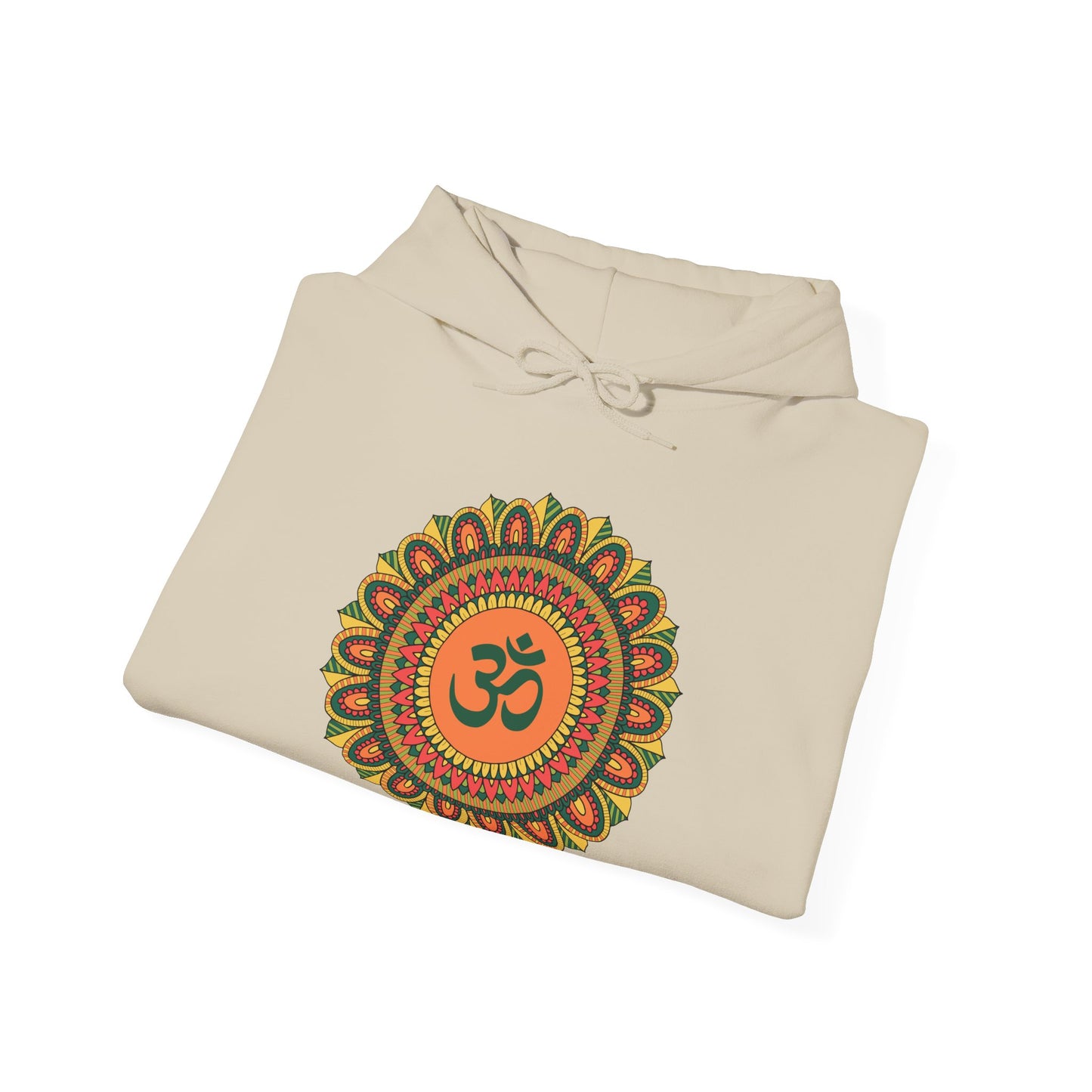 Om Multicolor Mandala Hoodie