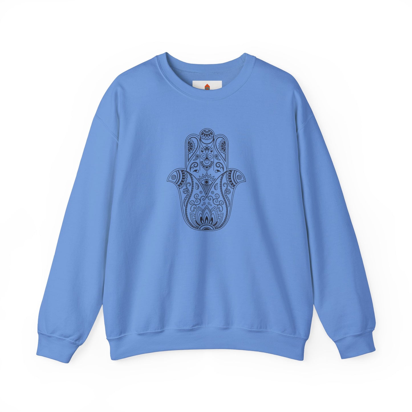 Lotus Flower Hamsa Hand Sweatshirt