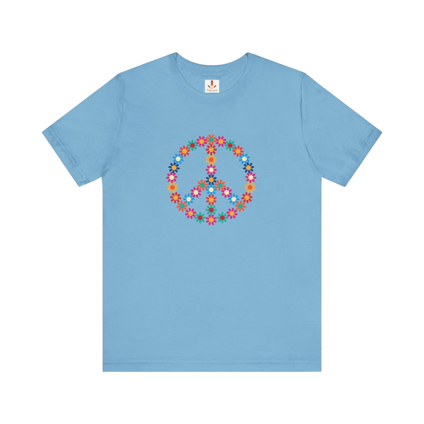Peace Sign made of Flowers T-shirt