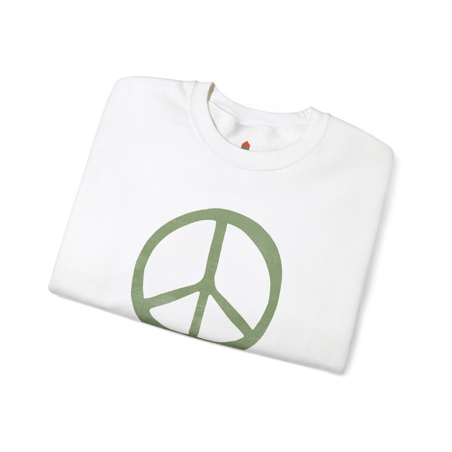 Green Peace Sign Sweatshirt