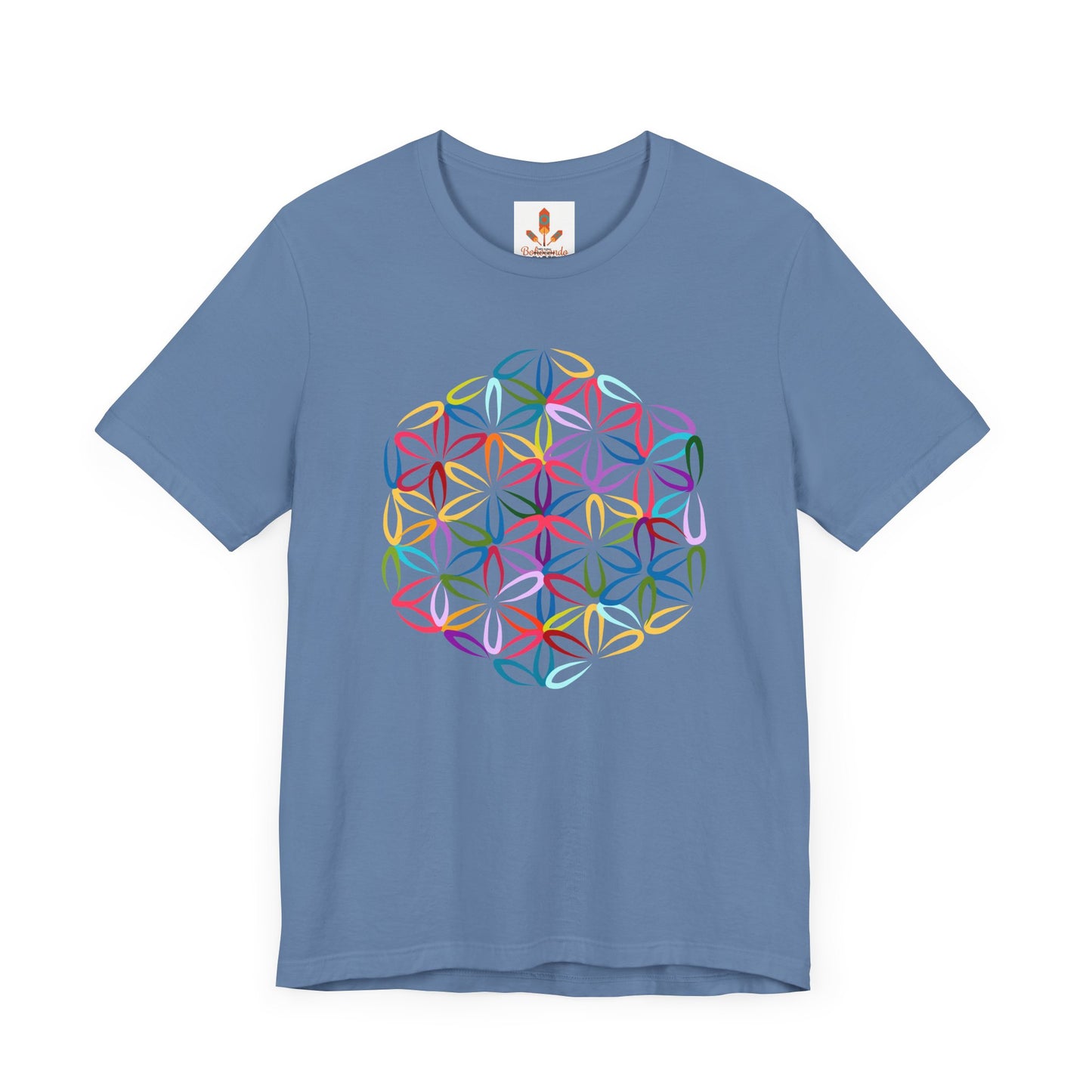 Multicolor Flower of Life T-shirt