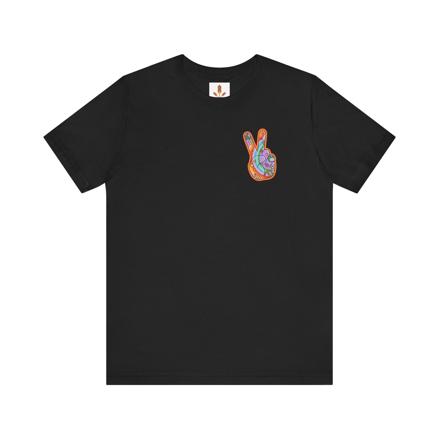 Hippie Peace Hand Sign T-shirt