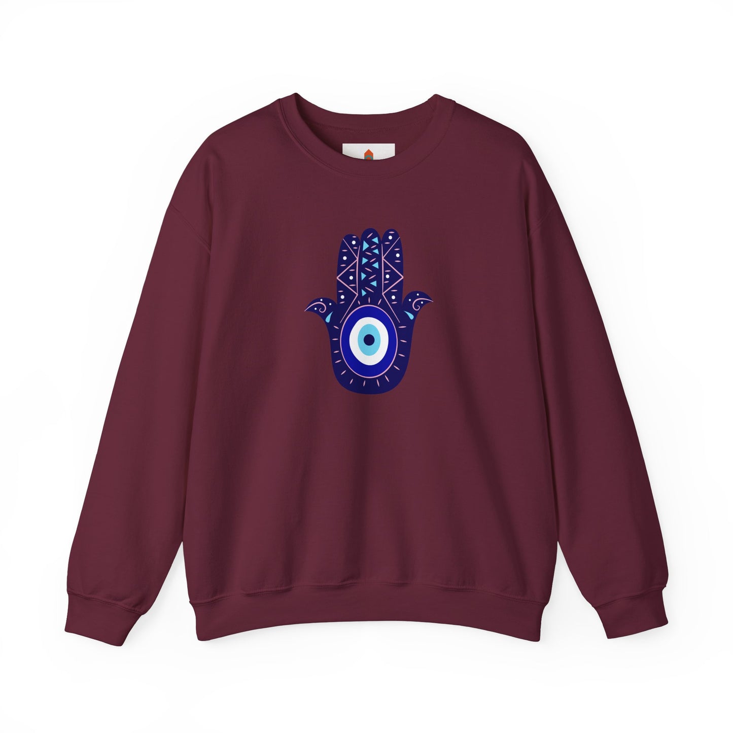 Blue Hamsa Hand Sweatshirt