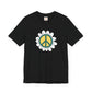 Peace Sign in White Flower T-shirt