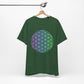 Blue and Green Flower of Life T-shirt (NEW)