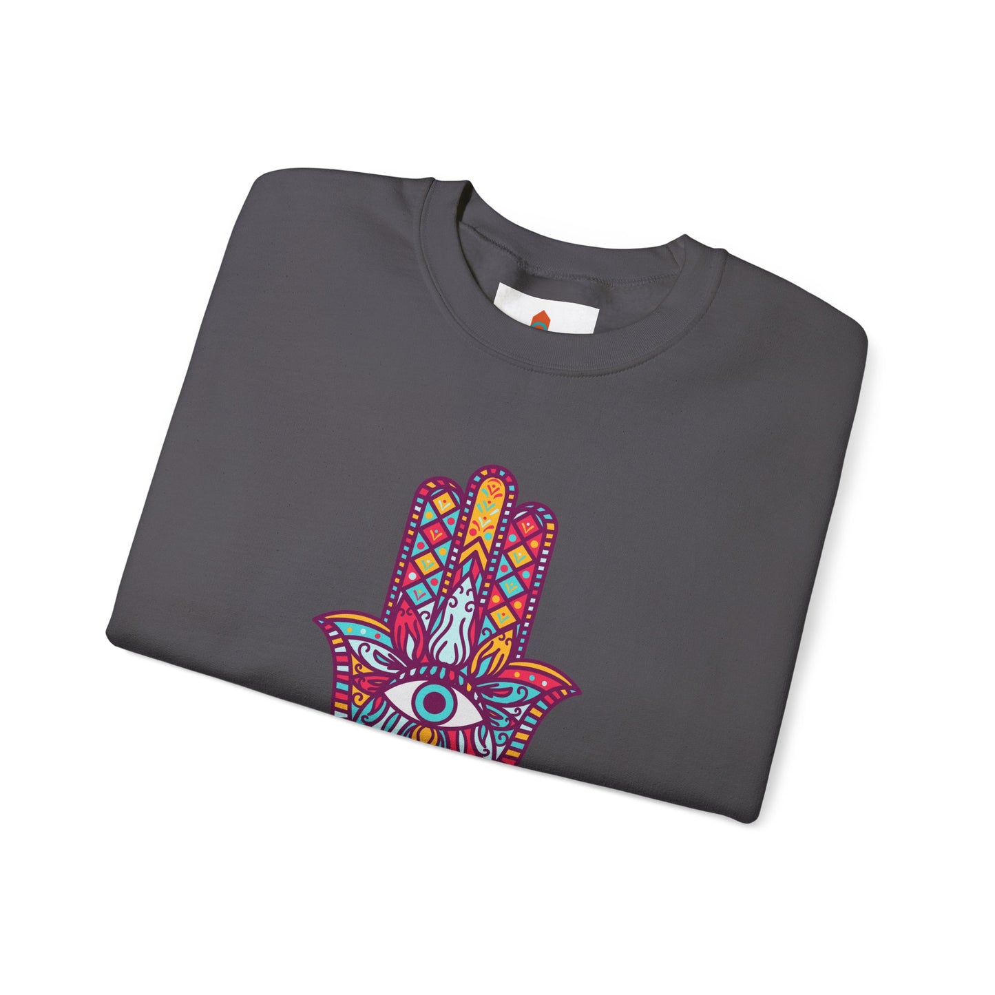 Colorful Fatima Hamsa Hand Sweatshirt