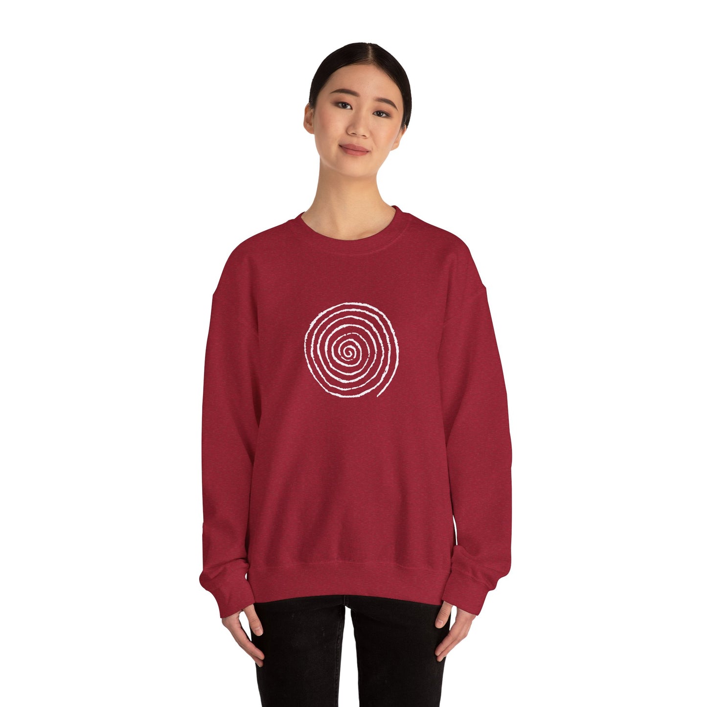 White Spiral of Life Sweatshirt