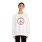 Peace Sign made of Flowers Sweatshirt