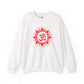 Red Om Lotus Design Sweatshirt