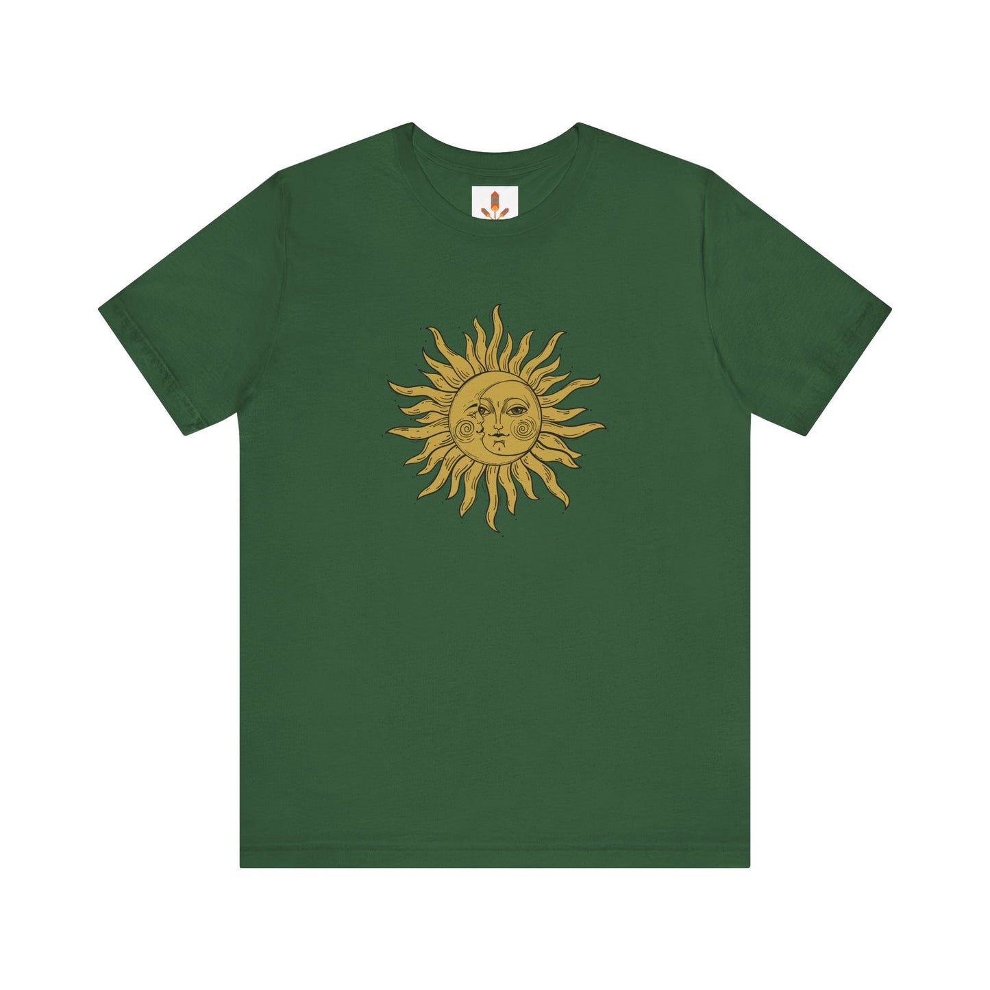 Sun and Moon Design T-shirt