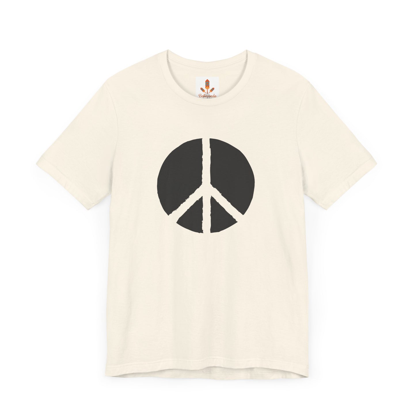 Simple Peace Sign Design T-shirt