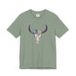 Buffalo Skull with Flowers T-shirt