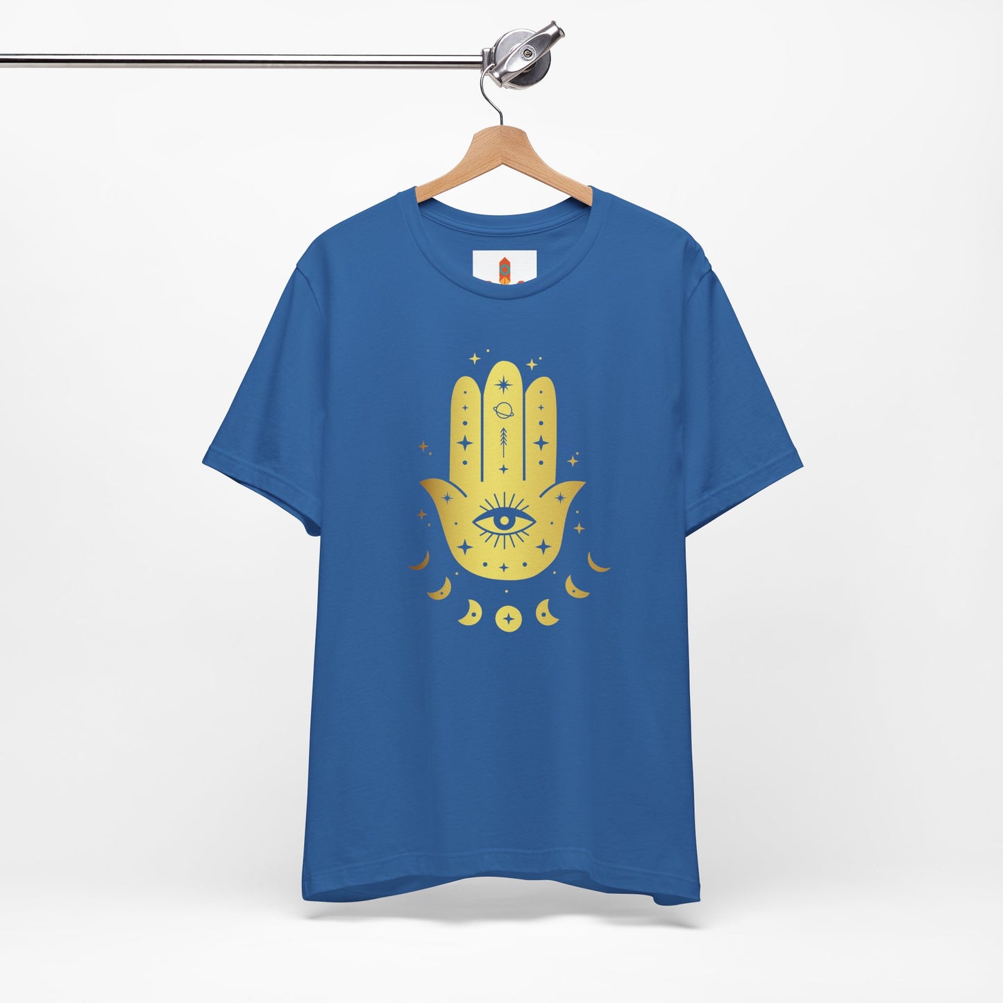 Golden Hamsa Hand with Eye T-shirt