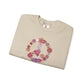 Peace Sign made from Flowers Sweatshirt