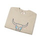 Buffalo Skull Drawing Sweatshirt