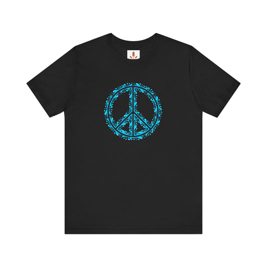 Peace Sign with Water Design T-shirt