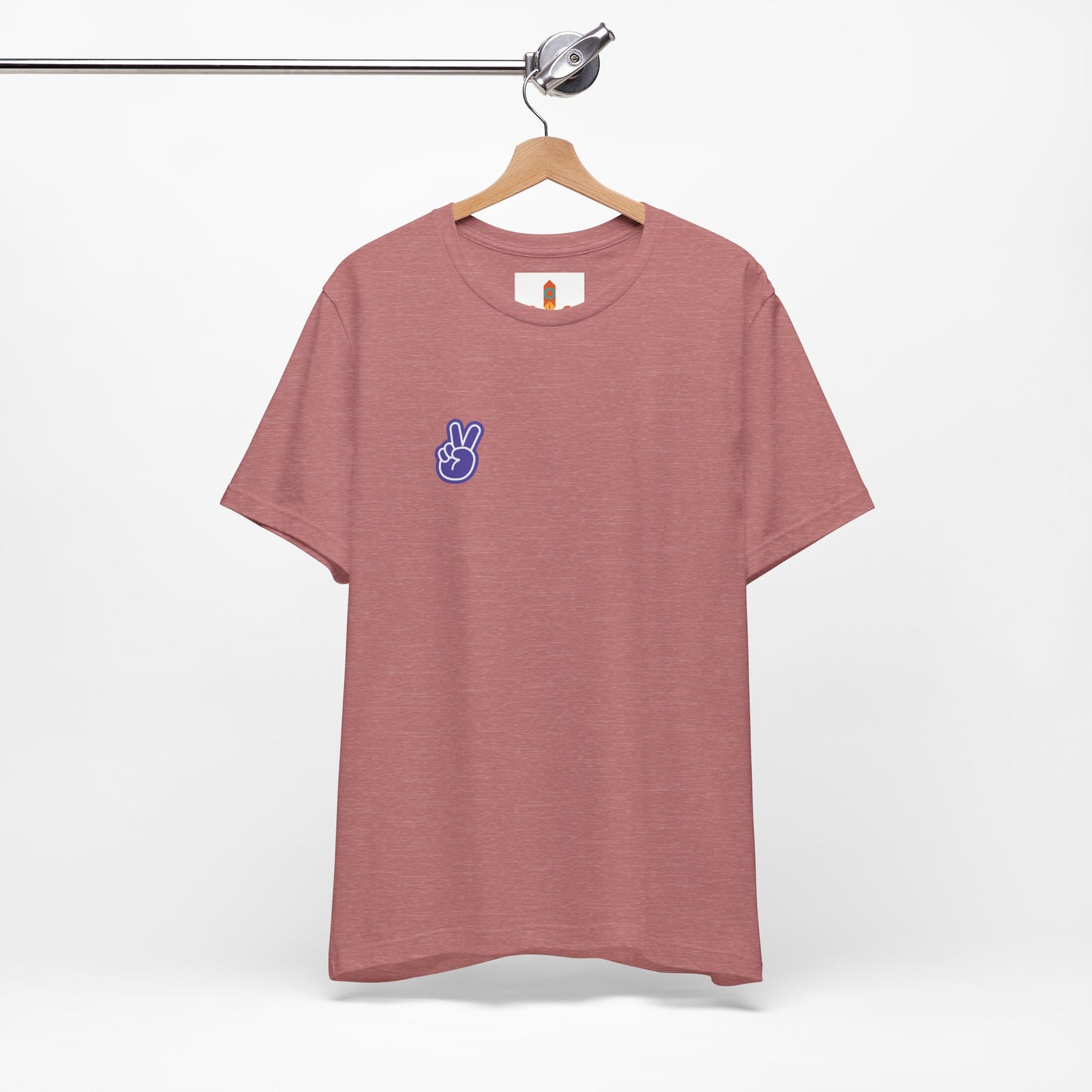 Purple Peace Hand Sign T-shirt