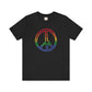 Drawing of Rainbow Peace Sign T-shirt