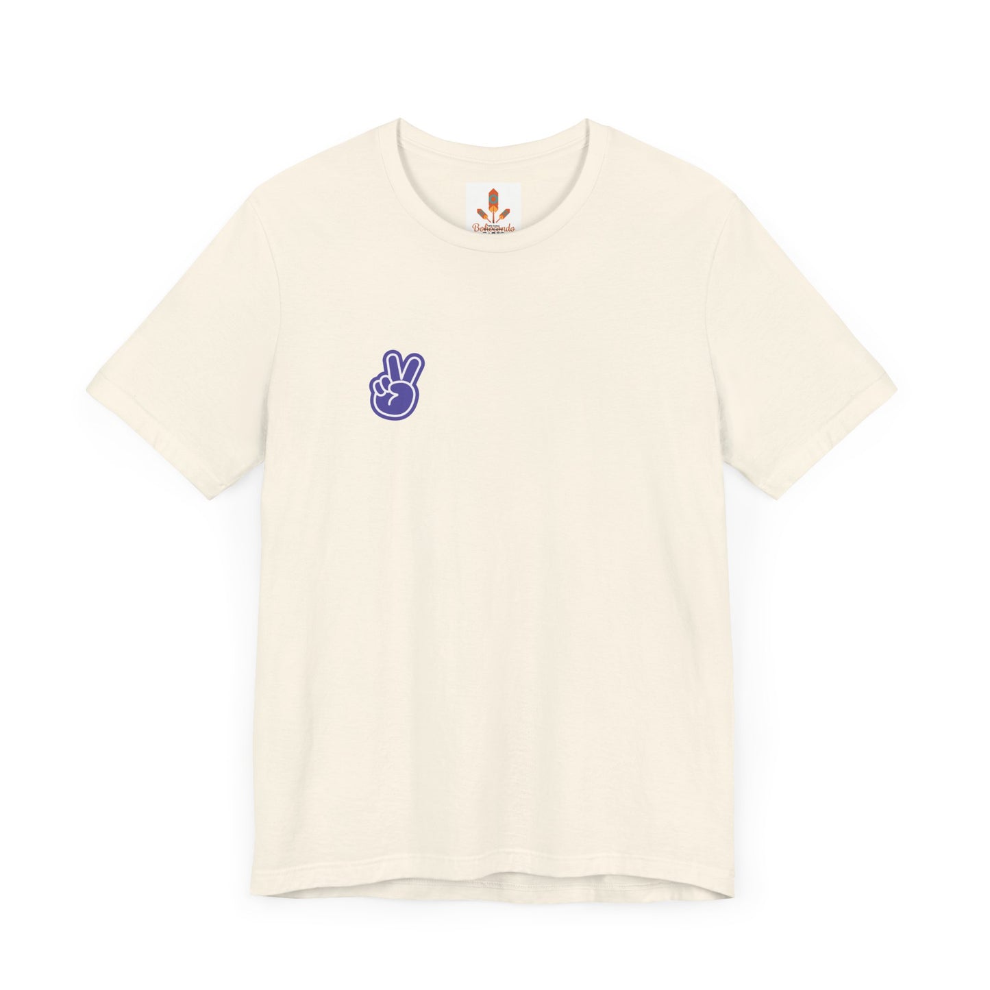 Purple Peace Hand Sign T-shirt