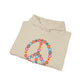 Peace Sign made of Flowers Hoodie