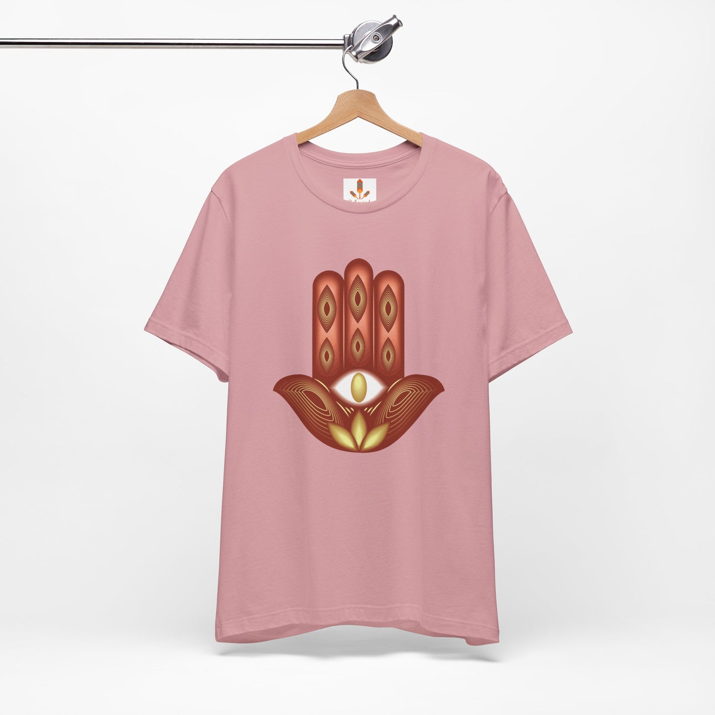 Colorful Hamsa Lotus T-shirts