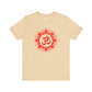 Red Om Lotus Design T-shirt