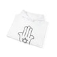 Simple Star of David in Hamsa Hand Hoodie