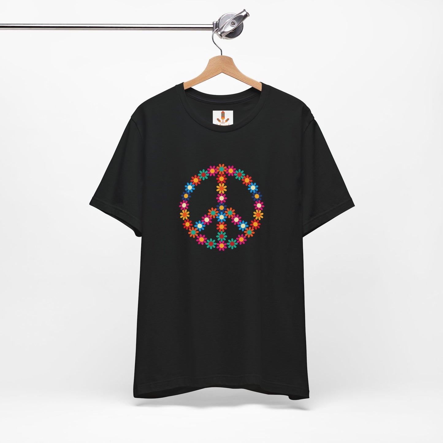Peace Sign made of Flowers T-shirt