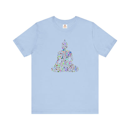 Colorful Buddha Design T-shirt