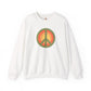 Retro Peace Sign Design Sweatshirt