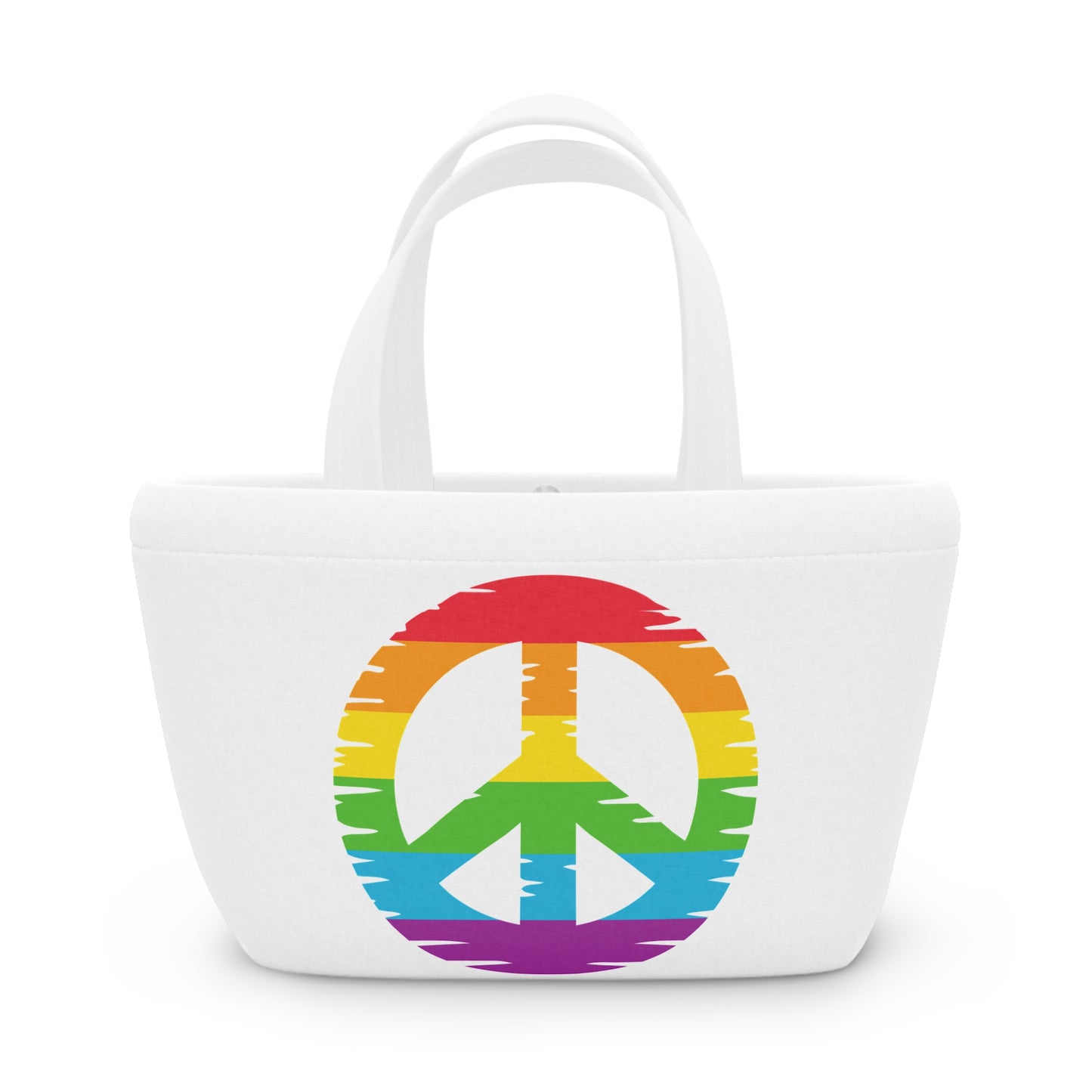 Rainbow Peace Sign Bag