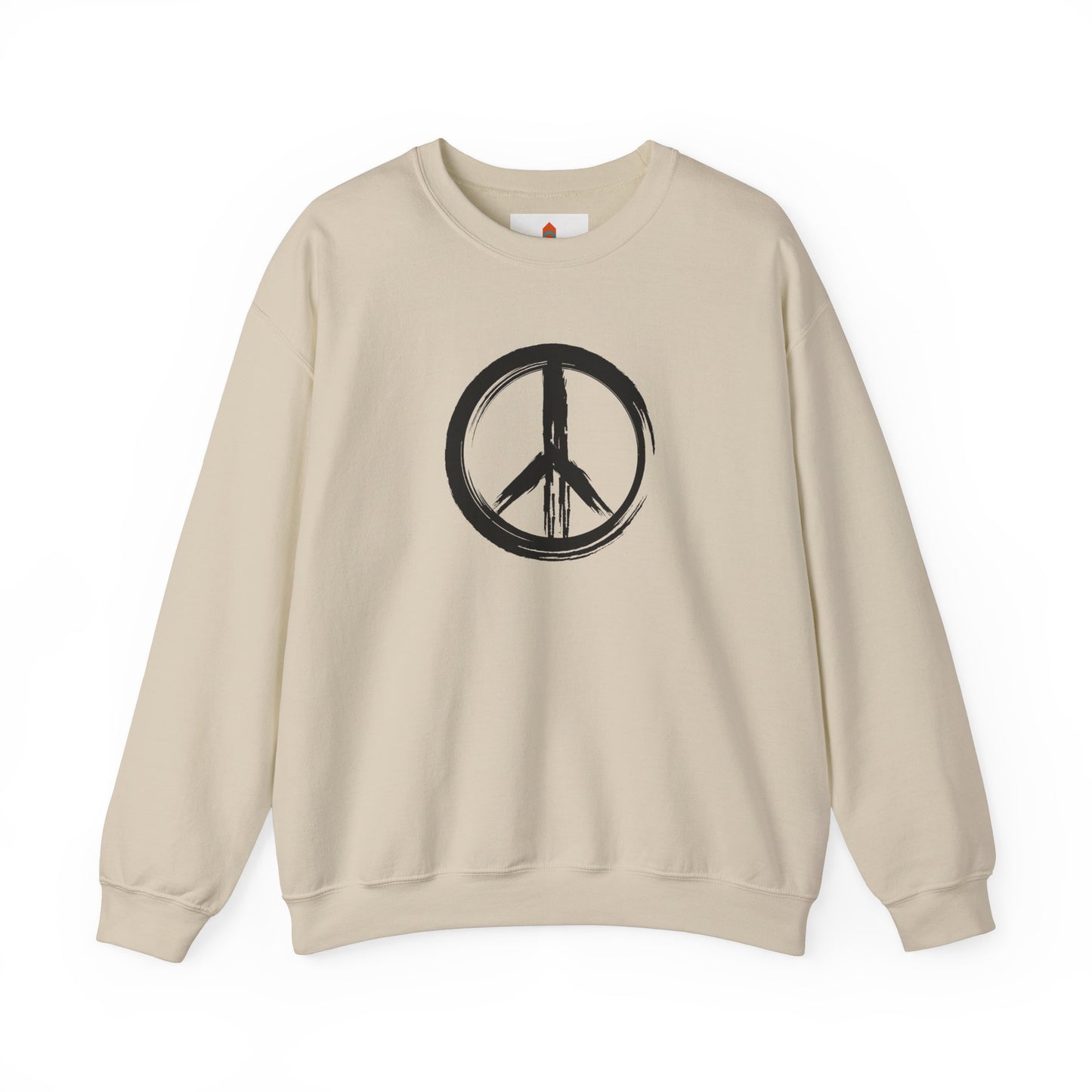 Brush Strokes Peace Sign Sweatshirt