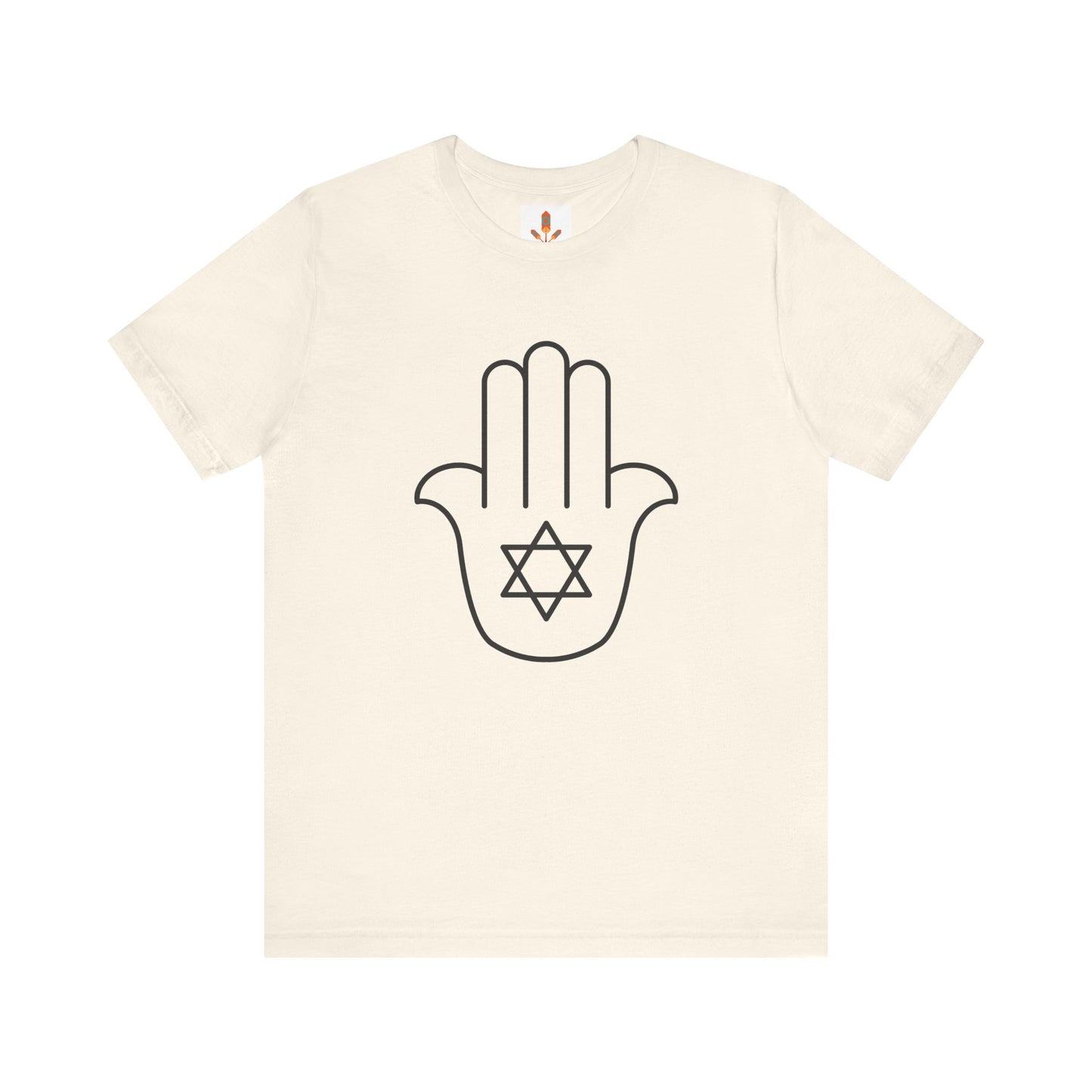 Simple Star of David in Hamsa Hand T-shirt