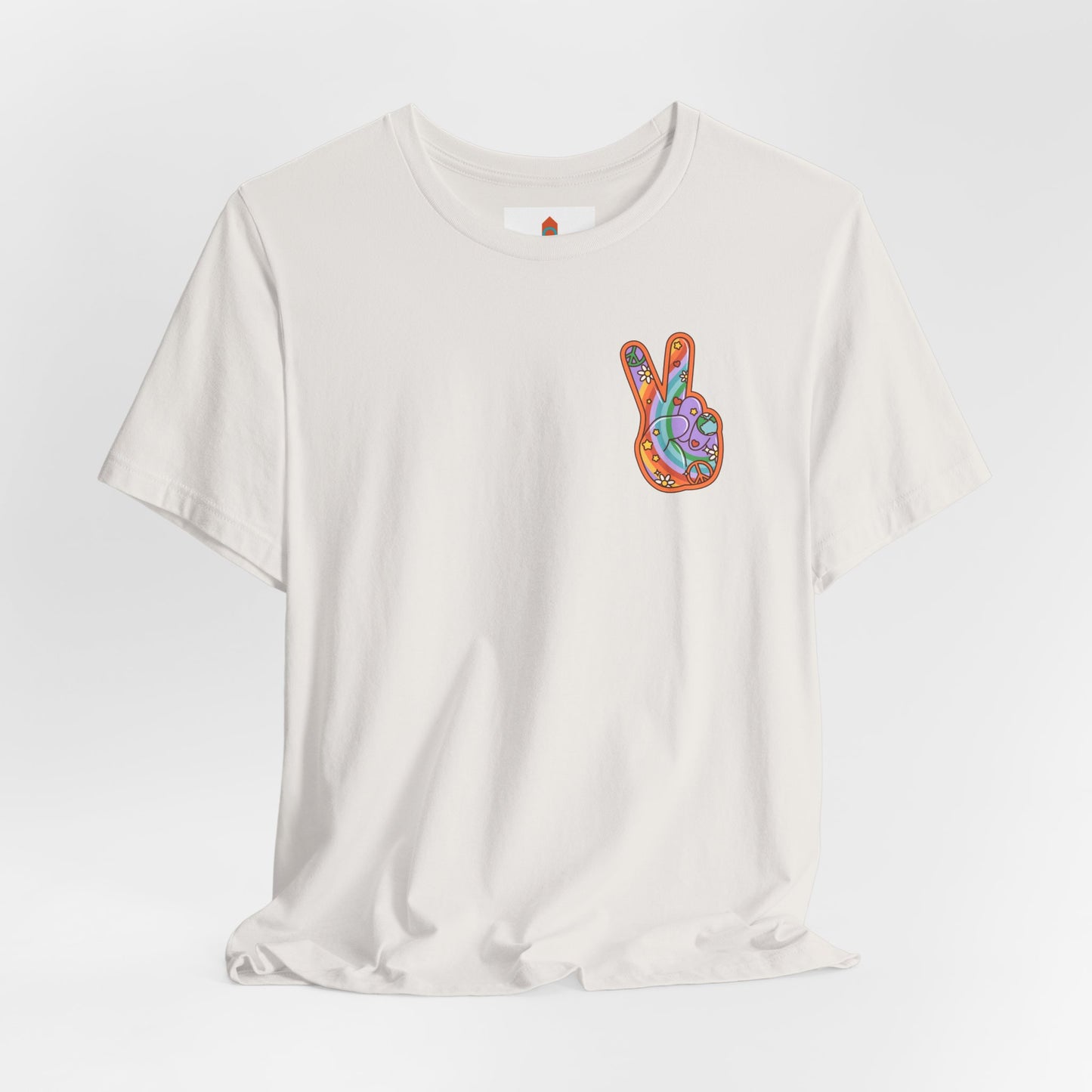 Hippie Peace Hand Sign T-shirt