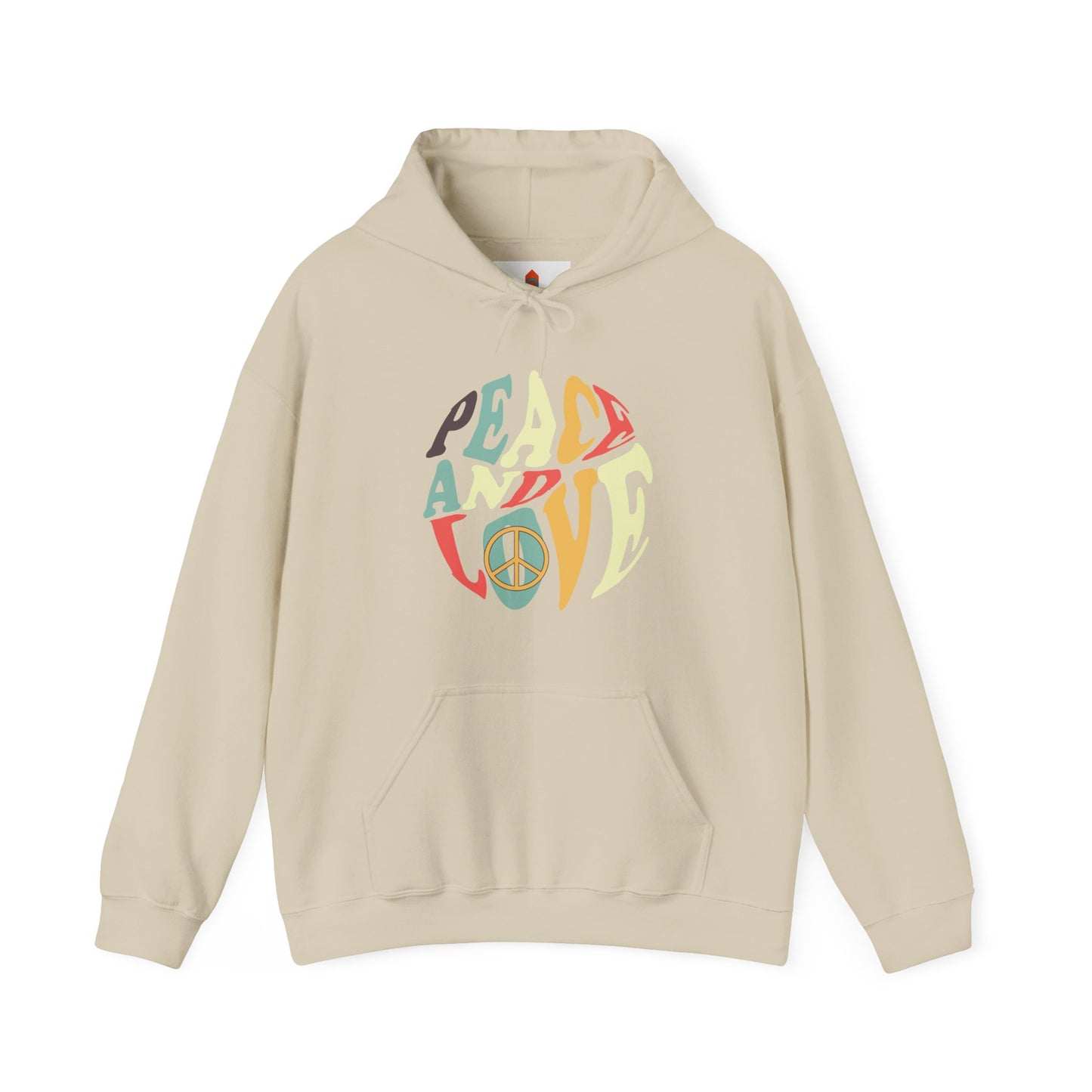 Peace and Love Design Hoodie