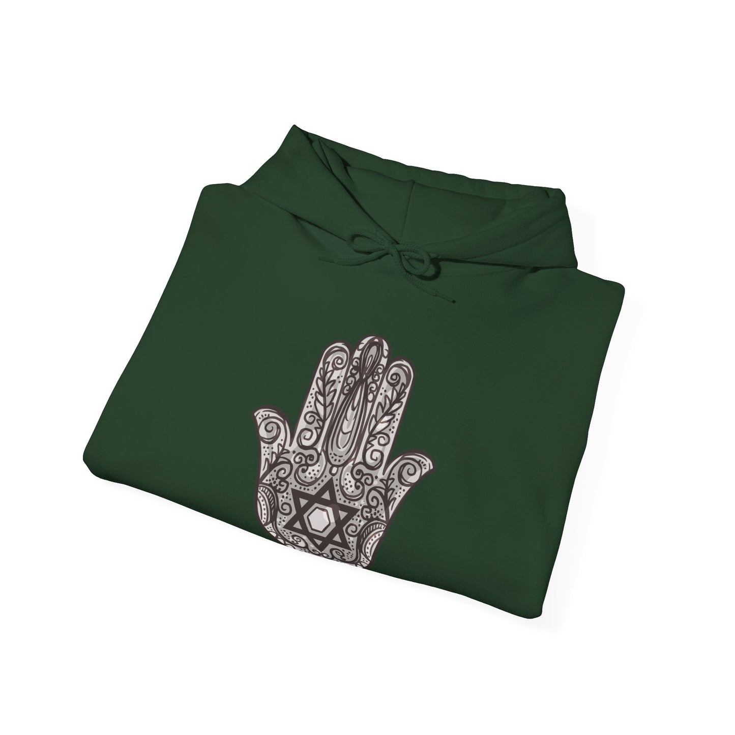 Beautiful Hamsa Hand with Star Hoodie