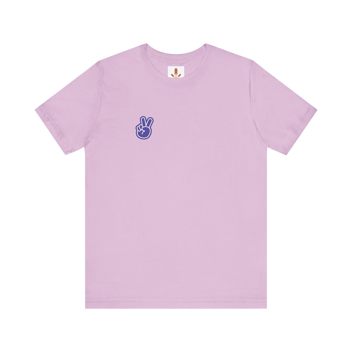 Purple Peace Hand Sign T-shirt