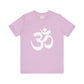 White Simple Om Art T-shirt