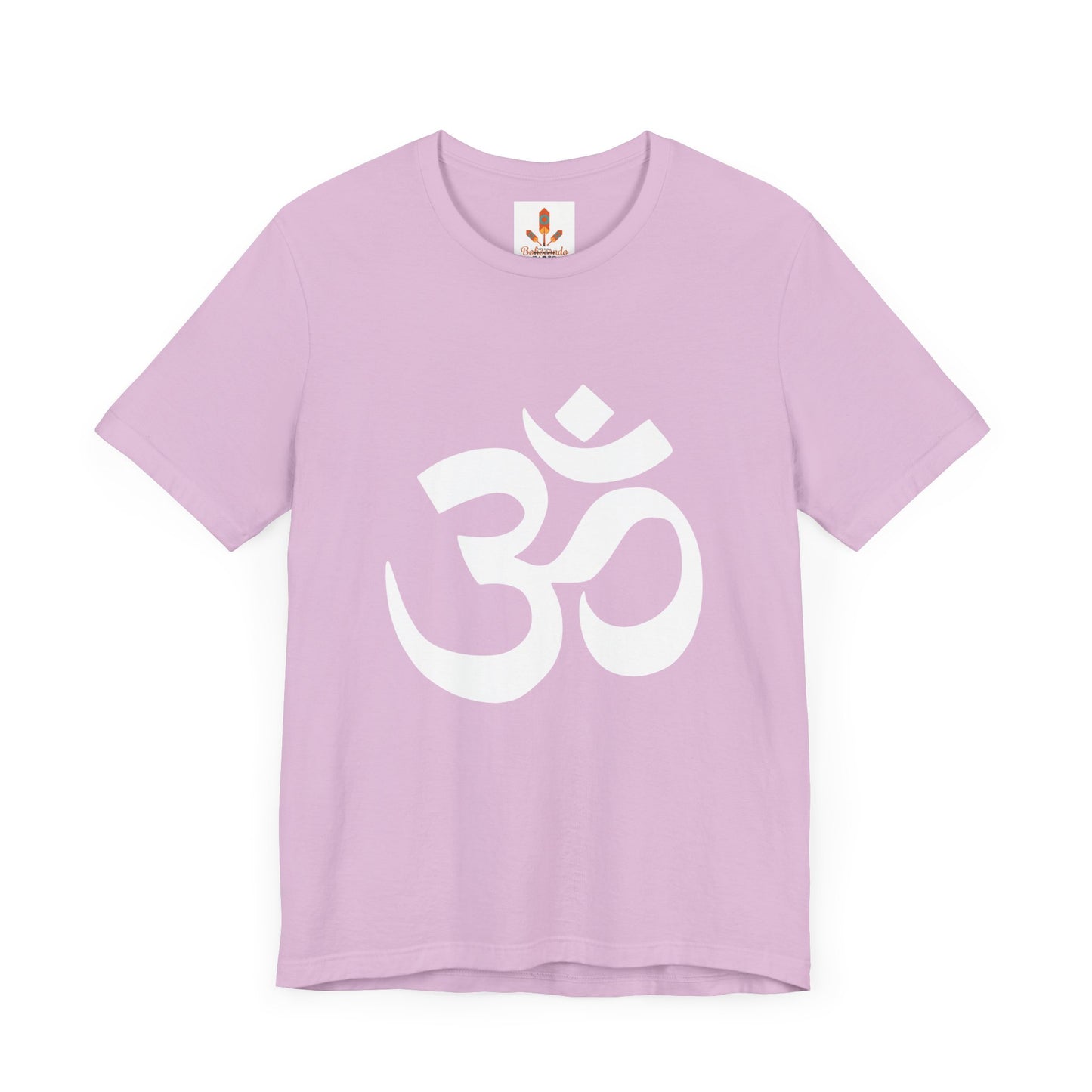 White Simple Om Art T-shirt