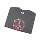 Peace Sign made from Flowers Sweatshirt
