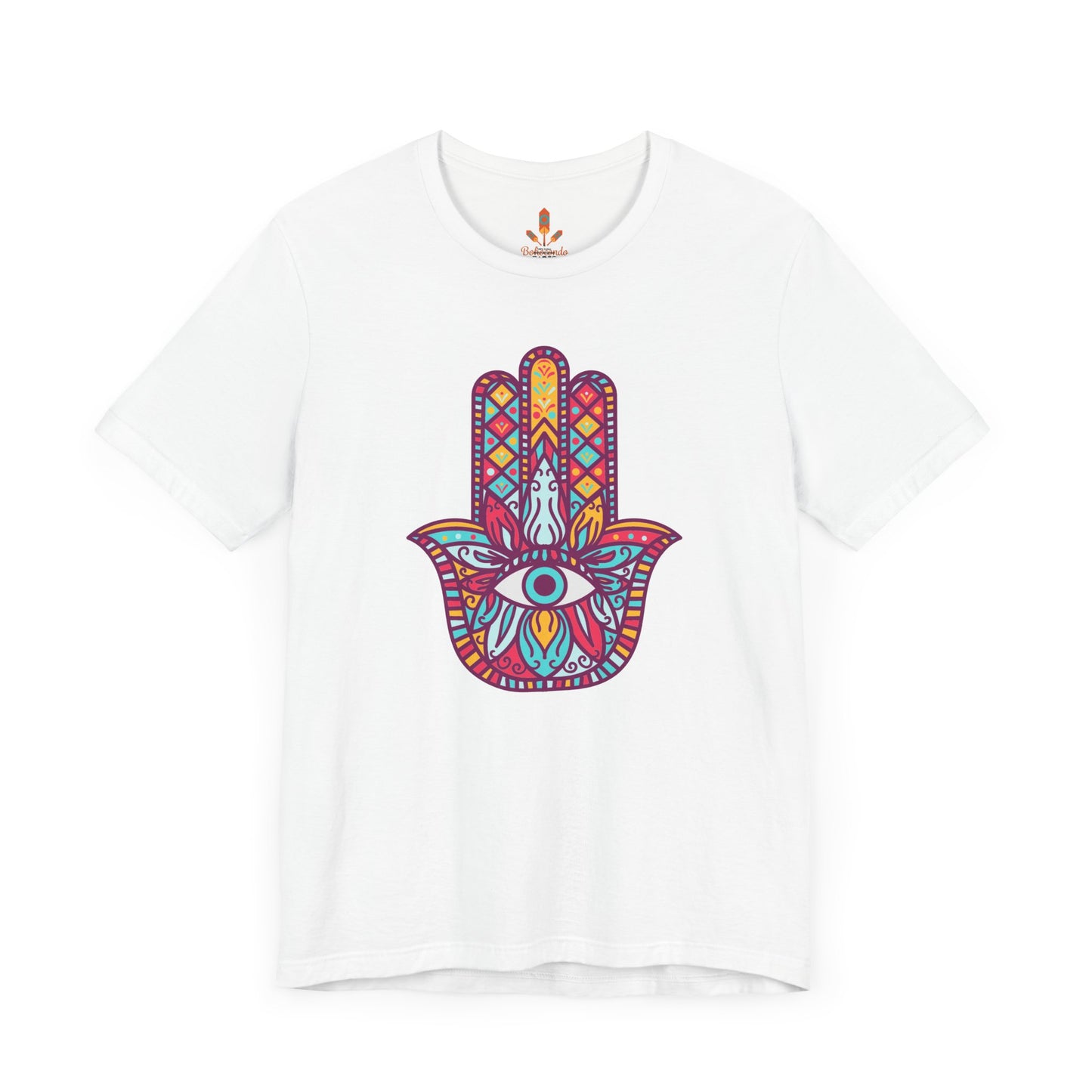 Colorful Fatima Hamsa Hand T-shirt